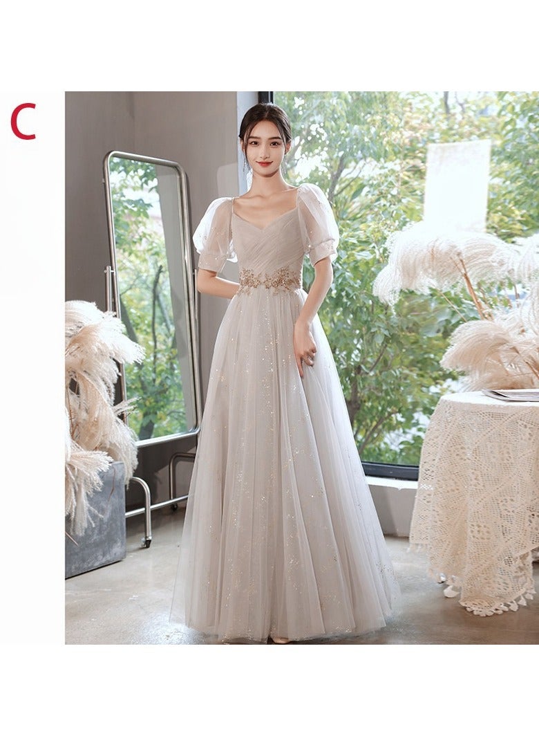 KUYING New Fashionable and Elegant Bridesmaid Dress  - Image 1