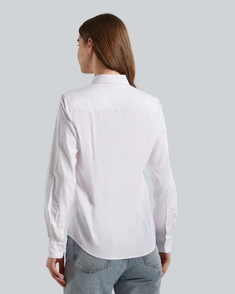 GANT Gant Slim Stretch Oxford Striped Shirt – Modern Cut, Smart Detailing