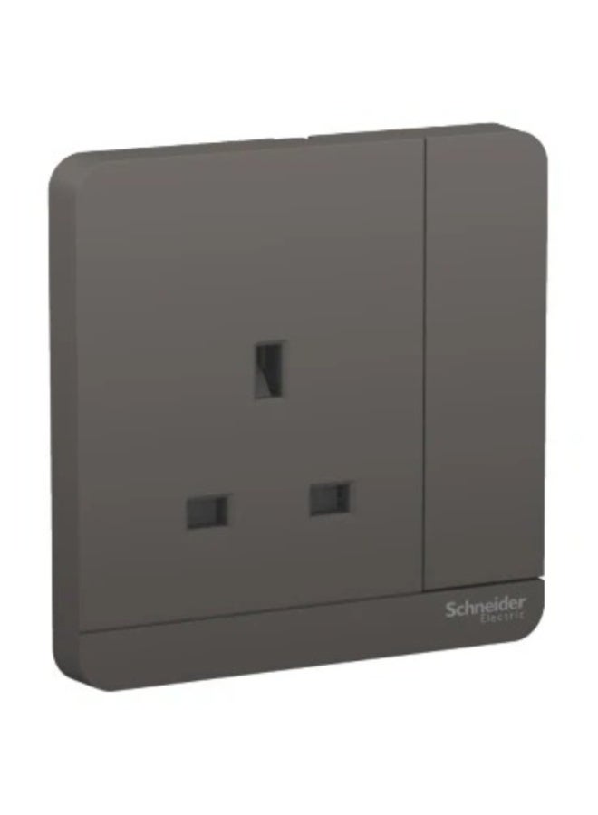 Schneider Electric AvatarOn, switched socket, 3P, 13 A, 250 V, LED, Dark Grey (Model Number - E8315N_DG_G12)
 - Pack of 3 - Image 2