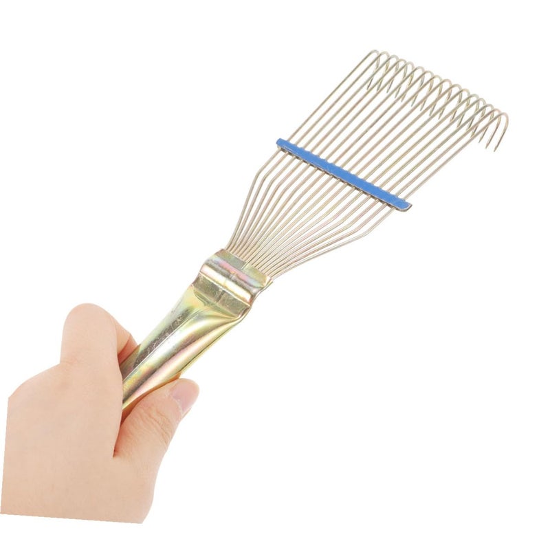 Simple practical structure Gatuida 2pcs Livestock Grooming Comb with Wire Bristles and Metal Rake, 23cm Yellow Wool Rake for Animal Cleaning and Dematting, Suitable for Equine and Cattle Shedding Upgraded simple practical design Global production standard crafted Modern versatile shape Strategic warehouse site Reliable daily use design Salt resistant coating Various size alternatives Transit damage prevent build All storage space compatible Elegant upgraded practical design Long term use design Upgraded general material Daily universal pick High strength upgraded material Light durable upgraded substance Simple practical structure KSA standard compatible design Upgraded classic design Remote village delivery cover Market diverse application fit Rack friendly Market demand focused build Global sizing options Dust tight seal - Image 4