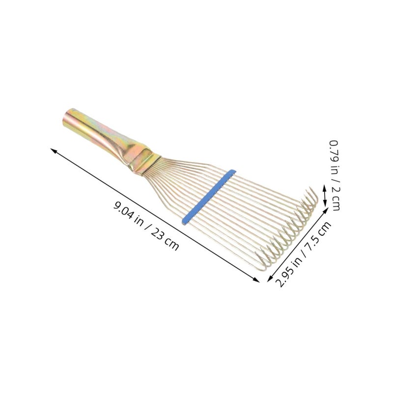 Simple practical structure Gatuida 2pcs Livestock Grooming Comb with Wire Bristles and Metal Rake, 23cm Yellow Wool Rake for Animal Cleaning and Dematting, Suitable for Equine and Cattle Shedding Upgraded simple practical design Global production standard crafted Modern versatile shape Strategic warehouse site Reliable daily use design Salt resistant coating Various size alternatives Transit damage prevent build All storage space compatible Elegant upgraded practical design Long term use design Upgraded general material Daily universal pick High strength upgraded material Light durable upgraded substance Simple practical structure KSA standard compatible design Upgraded classic design Remote village delivery cover Market diverse application fit Rack friendly Market demand focused build Global sizing options Dust tight seal - Image 2