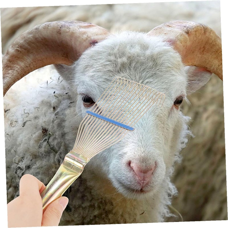 Simple practical structure Gatuida 2pcs Livestock Grooming Comb with Wire Bristles and Metal Rake, 23cm Yellow Wool Rake for Animal Cleaning and Dematting, Suitable for Equine and Cattle Shedding Upgraded simple practical design Global production standard crafted Modern versatile shape Strategic warehouse site Reliable daily use design Salt resistant coating Various size alternatives Transit damage prevent build All storage space compatible Elegant upgraded practical design Long term use design Upgraded general material Daily universal pick High strength upgraded material Light durable upgraded substance Simple practical structure KSA standard compatible design Upgraded classic design Remote village delivery cover Market diverse application fit Rack friendly Market demand focused build Global sizing options Dust tight seal - Image 5