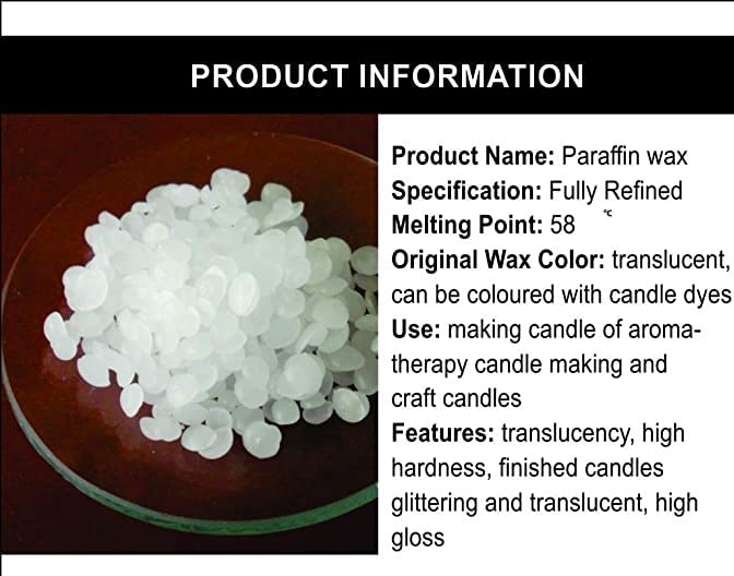 Generic Fully Refined Paraffin Wax GranulesPellets White 5kg  - Image 3