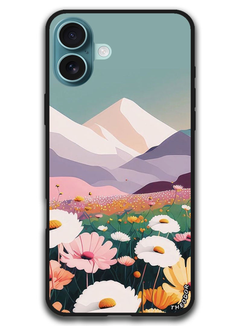 Theodor Protective Case Anti Scratch Shock Proof Bumper Cover For iPhone 16 (6.1)-inch Beautiful Landscape - Image 1