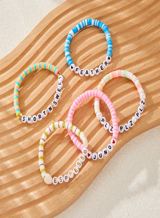 Axepet Sabrina Friendship Bracelet Sets for Women 𝐒𝐡𝐨𝐫𝐭 𝐧' 𝐒𝐰𝐞𝐞𝐭 Concert Earrings Sabrina Album Inspired Merch Costume Outfit Accessories for Fans - Image 3
