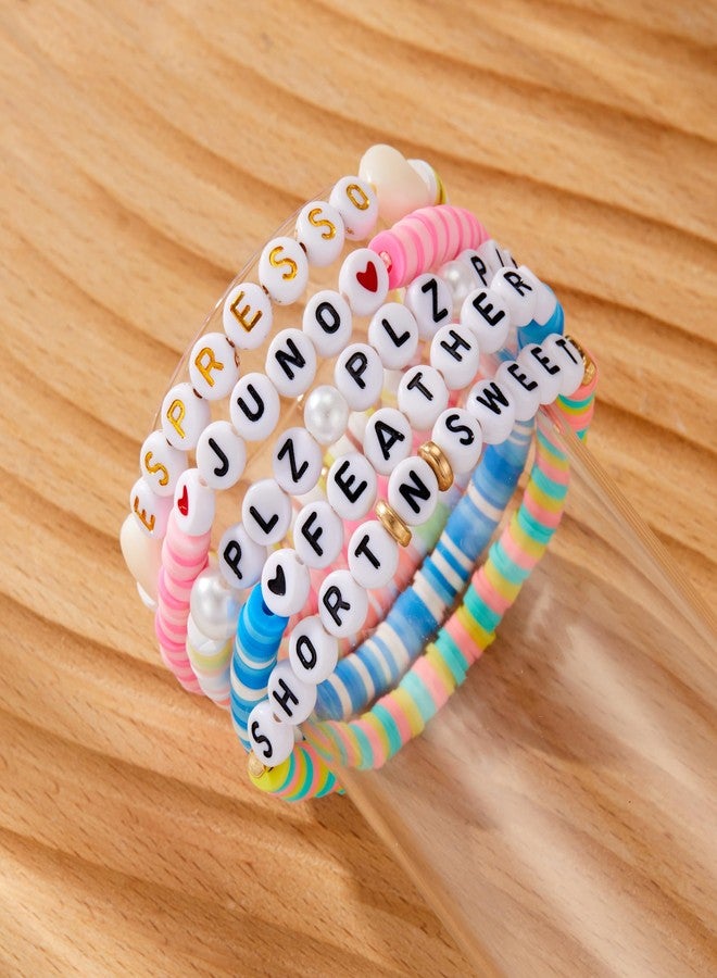 Axepet Sabrina Friendship Bracelet Sets for Women 𝐒𝐡𝐨𝐫𝐭 𝐧' 𝐒𝐰𝐞𝐞𝐭 Concert Earrings Sabrina Album Inspired Merch Costume Outfit Accessories for Fans - Image 2