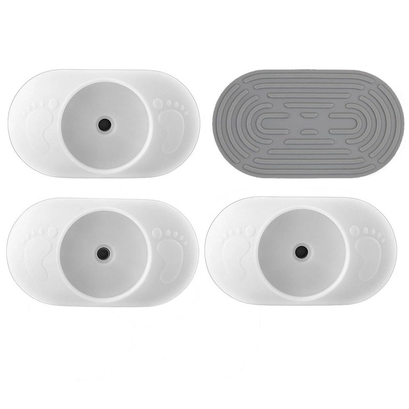 4 Pack Baby Gate Wall Protector, Protect Walls & Doorways for Pet & Dog Gates, Pressure Mounted on Stair Gate, No Screw Need