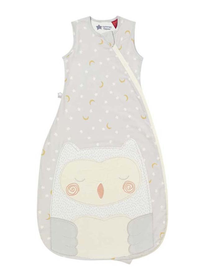 tommee tippee Baby Sleep Bag, The Original Grobag, Hip-Healthy Design, Soft Cotton-Rich Fabric, 6-18M, 1.0 Tog, Ollie The Owl Gro Friend