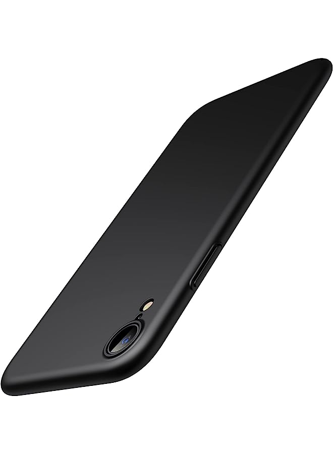 جي تيك حالة رفيعة (0.85 مم رقيقة) لجهاز iPhone XR 6.1 بوصة ، تغطي عدسة الكاميرا الحماية الكاملة ، وحماس ضئيل للغاية فائق الوزن خفيفة الوزن ، ودعم الشحن اللاسلكي (أسود) - Image 1