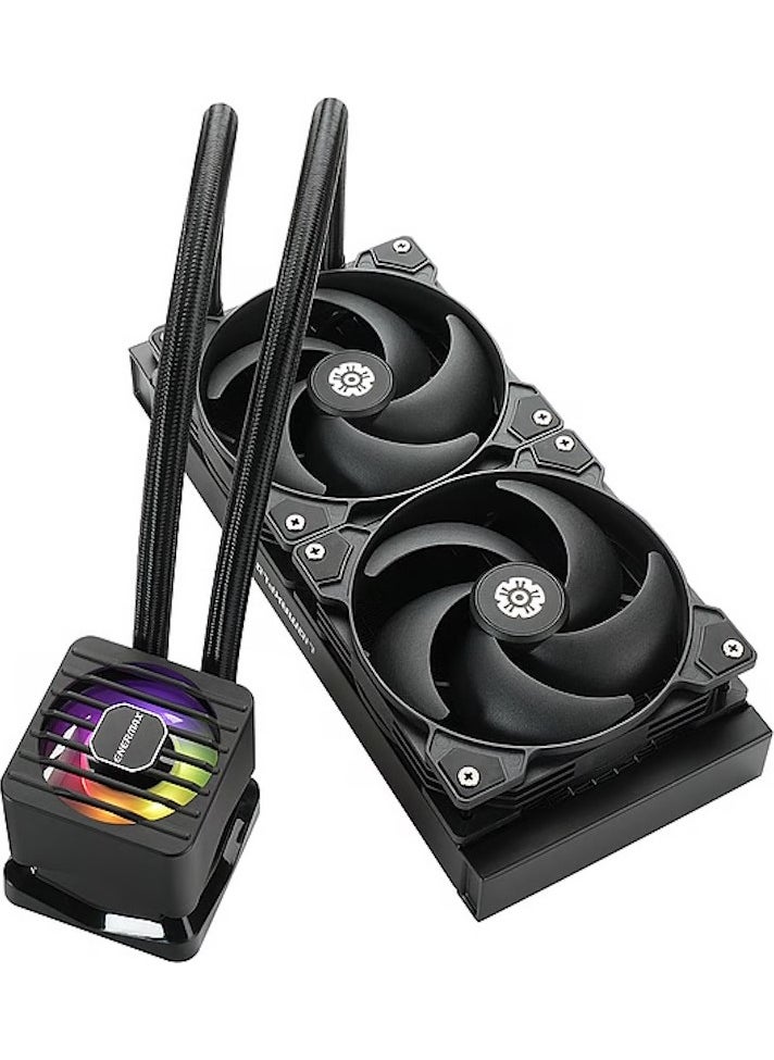 Enermax - LIQMAXFLO SR ARGB 240mm Intel-AMD Compatible Processor Liquid Cooler - Image 1