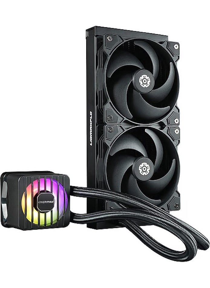 Enermax - LIQMAXFLO SR ARGB 240mm Intel-AMD Compatible Processor Liquid Cooler - Image 1