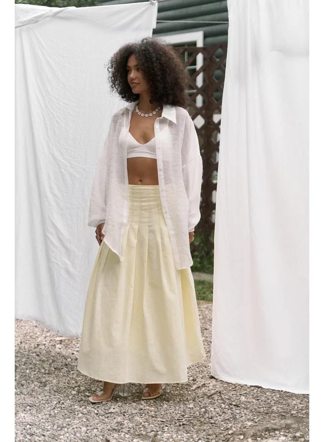 Bohemai  Lyra Oversize Ecru Shirt. for Women | Best Price UAE