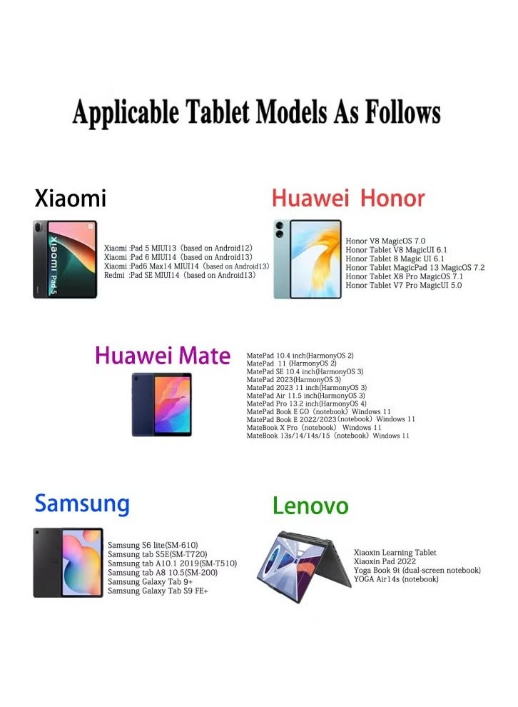 ZAVVY Universal Stylus Pen, Tablet Pen for Android & Windows, Compatible with Huawei, Honor, Xiaomi, Samsung, Lenovo (NOT for iPad/iPhone) - Image 2