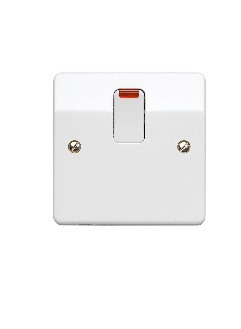 ام كي MK K5423WHI 20 أمبير مفتاح ثنائي القطب مع نيون - Image 1