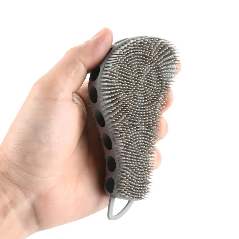 Black Body Scrubber Bath Brush - Image 5