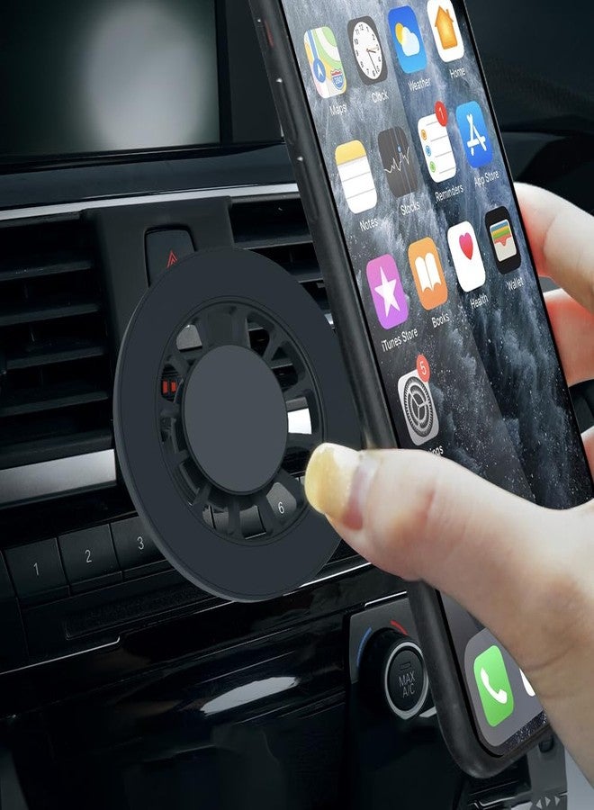 BEERTE Fits MagSafe Car Mount Fit for BMW 3 Series 2014-2019,4 Series 2014-2020 [Upgraded Magnets] Magnetic Phone Holder for Car Air Vent Fit for iPhone 15 14 13 12 Series Fits MagSafe Case All Phones - Image 1