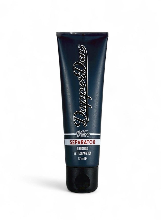 Dapper Dan Super Strong Hold Separator, For Short to Medium Length Styles, Creates Texture & Seperation, A Matte Finish Styling Cream For Natural Finish 2.71 fl oz - Image 1