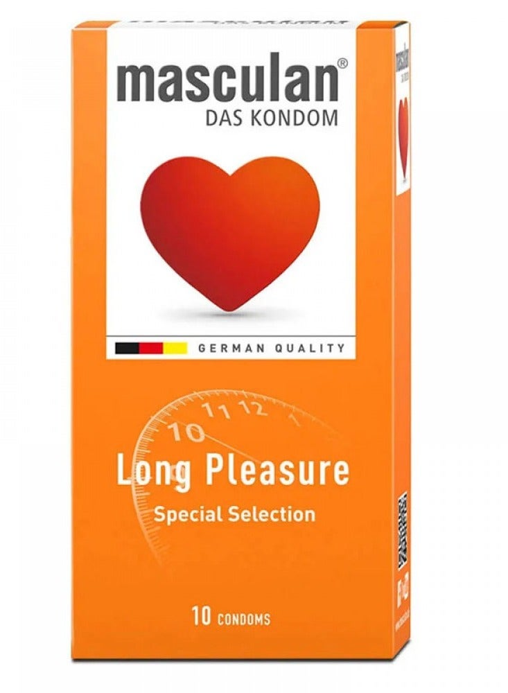 Long Pleasure Condom 10-Piece