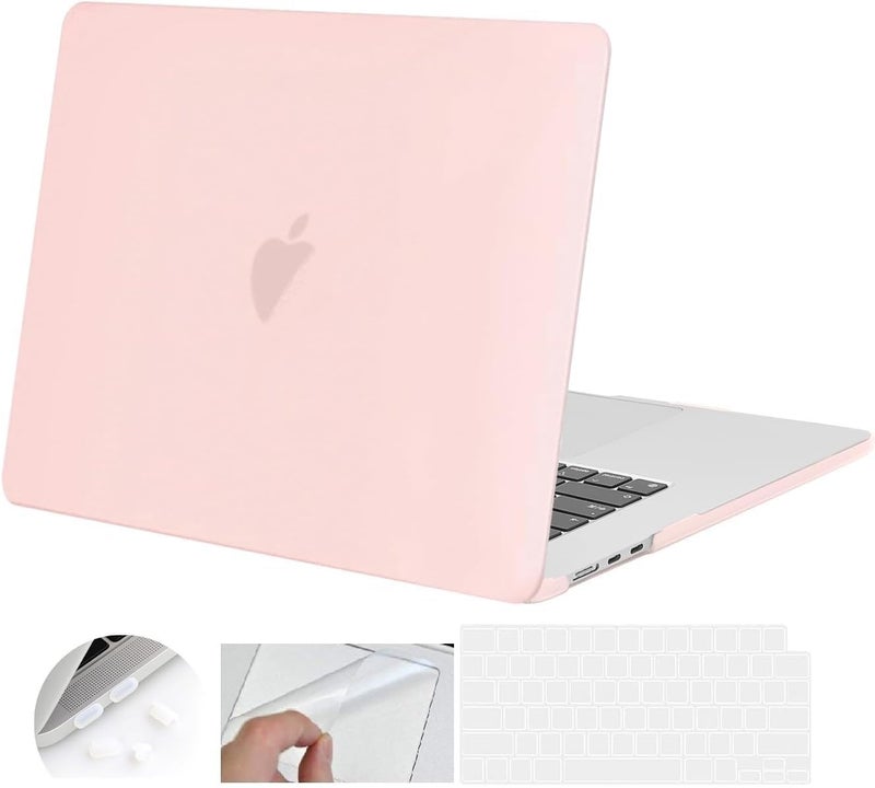 MOCA Compatible with MacBook Air 15 inch Case 2025 2024 2023 Release M4 A3241 M3 A3114 M2 A2941 Liquid Retina Display Touch ID, Protective Plastic Hard Shell Case Cover - Image 1