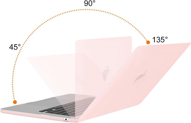 MOCA Compatible with MacBook Air 15 inch Case 2025 2024 2023 Release M4 A3241 M3 A3114 M2 A2941 Liquid Retina Display Touch ID, Protective Plastic Hard Shell Case Cover - Image 2