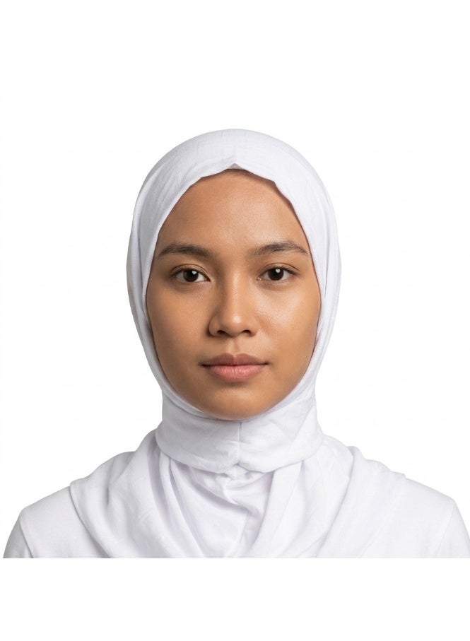Le Voile Kuwaiti Clips Cap white 001 - Image 1