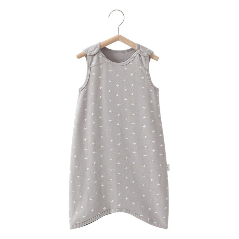 Baby sleeping bag summer cotton sleeveless vest baby children summer sleeping anti-kick quilt artifact summer thin air conditioner - Image 2