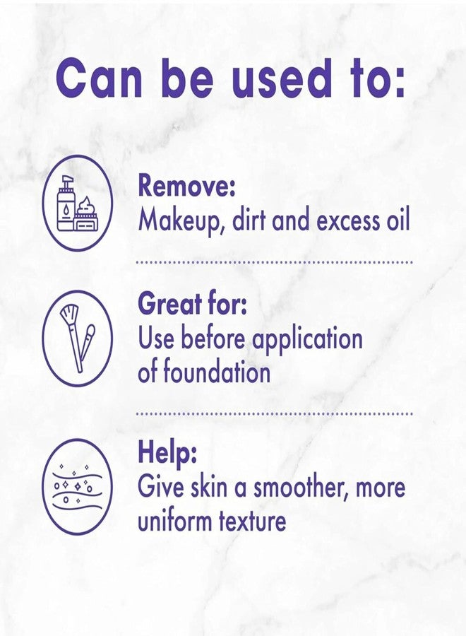 Buf-Puf Facial Sponge, Dermatologist Developed, Removes Deep Down Dirt & Makeup That Causes Breakouts and Blackheads, Reusable, Exfoliating, White, 3 Count - Image 5