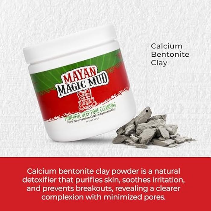 Mayan Magic Mud Powerful Deep Pore Cleansing Clay 8.0oz Strawberry Margarita - Image 3