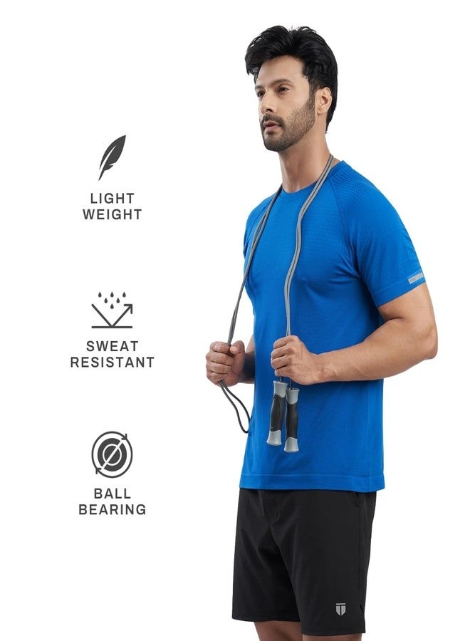 تيجو حبل قفز TEGO | نظام محامل كروية عالي السرعة | طول قابل للتعديل | مقابض مانعة للانزلاق | حبل قفز سريع من مادة PVC لتمارين القلب واللياقة البدنية - Image 2