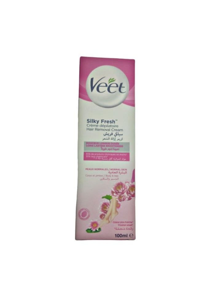 Veet Silky Fresh Hair Removal Cream for Normal Skin 100g 