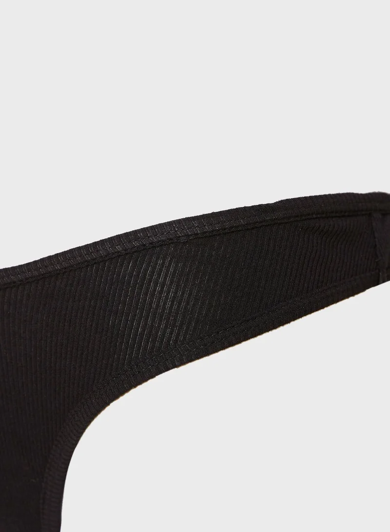 Cotton On Body Cotton High Cut Thong