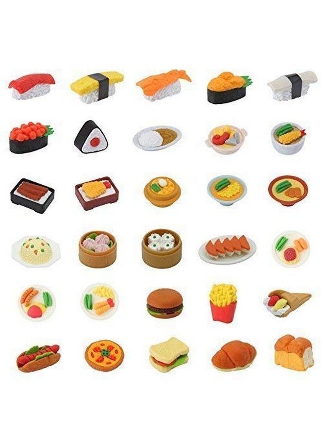 Iwako Japanese Iwako Eraser 30 Pieces Of Bakery Japanese & Chinese Food Erasers Assortment By Iwako - Image 2