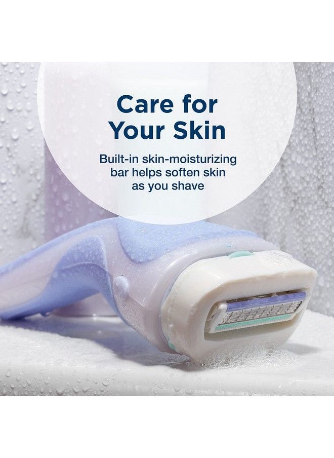 Schick Intuition Refill Pure Nourishment Razors For Women Intuition Razor Blades Refill With Organic Cocoa Butter 8 Count Razor Refills