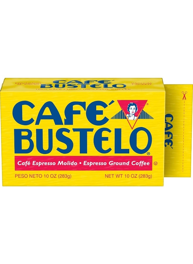 Café Bustelo Espresso Dark Roast Ground Coffee Brick, 10 Ounces - Image 1