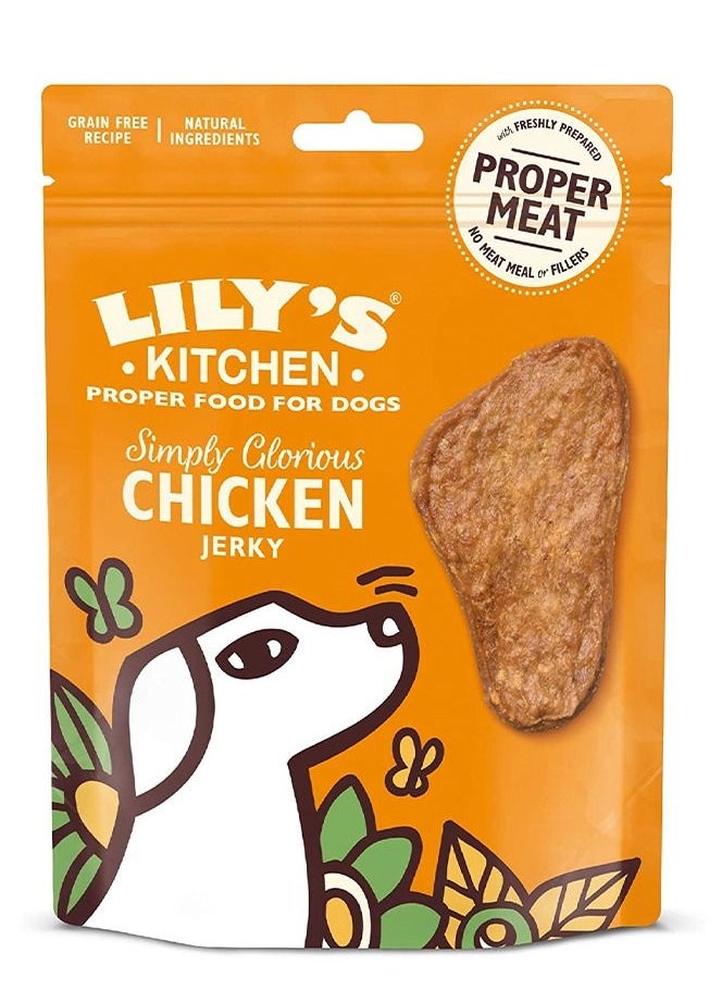 Lily's Kitchen Simply Glorious Chicken Jerky Dog Treats 70g 