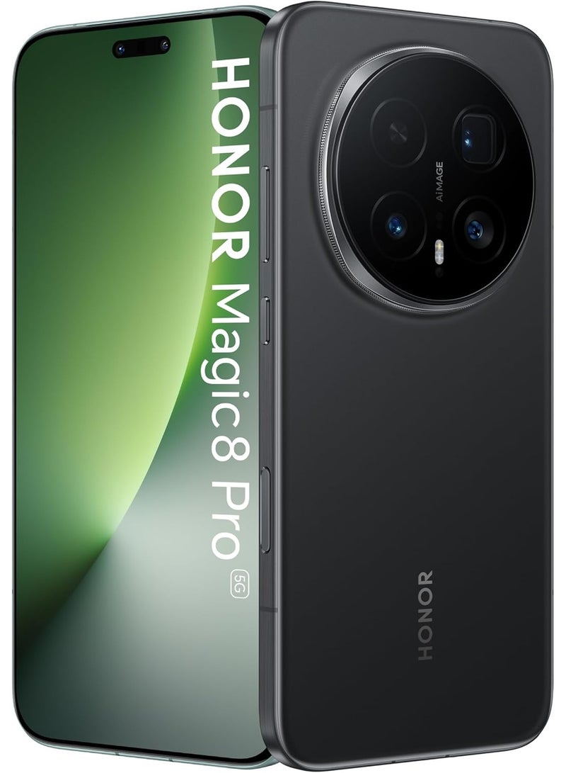 Honor Magic8 Pro 5G Dual SIM 12GB RAM 512GB ROM Black - International Version - Image 1
