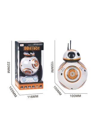 Star Wars Bb8 Force Intelligent Remote Control Robot Toy Dancing Rotating Light Music Interactive Sensory Play-Color:WY-24A1 2.4G BB Robot Battery Edition With Light Sound - pzsku/Z41AB05D0DE8780F3CA18Z/45/1743500565/816bdff6-8c3c-43cd-ba3a-bb15d460d0ae