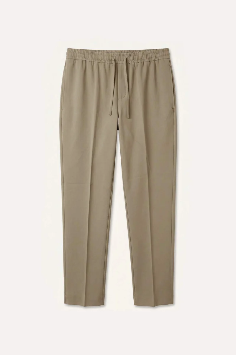 Regular Fit Regular Hem Trousers