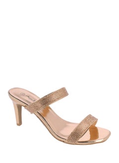 Ginger Glitter Double Strap Mule Sandal 