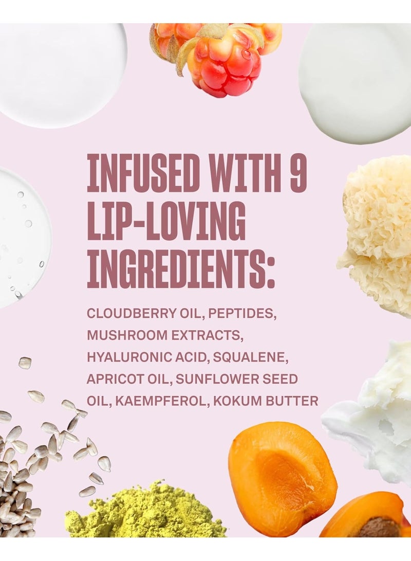 BABE ORIGINAL BABE ORIGINAL Cloud 9 Peptide Lip Serum | Daily Lip Treatment with Cloudberry Oil, Mushroom Extracts, Hyaluronic Acid for Dryness & Fine Lines | Smoothing & Hydrating Lip Moisturizer | Vegan Lip Care - Image 5