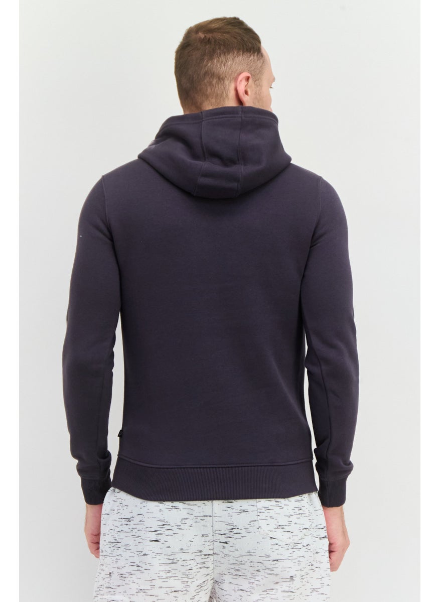 Penfield Men Hooded Brand Logo Long Sleeves Hoodies, Dark Grey  - Image 4
