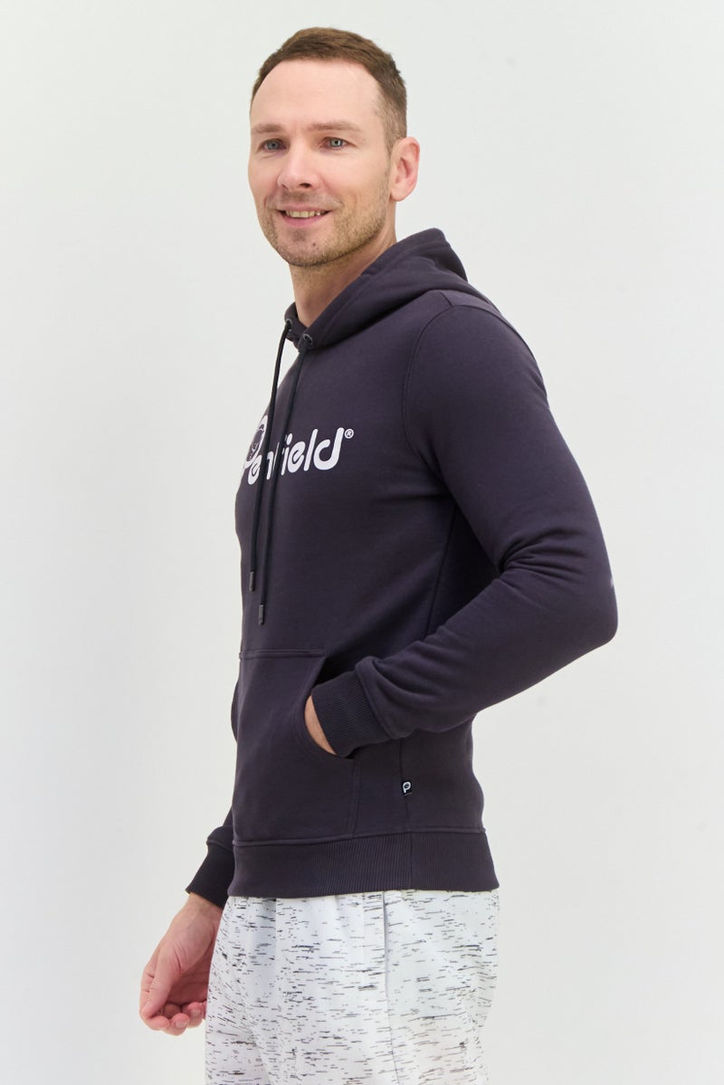 Penfield هودي رجالي بغطاء رأس بشعار العلامة التجارية بأكمام طويلة، رمادي داكن - Image 2