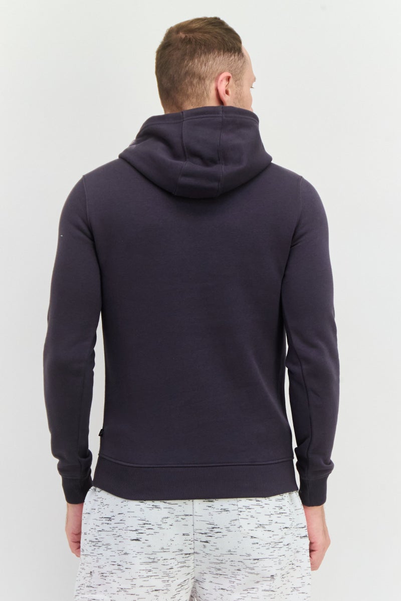Penfield هودي رجالي بغطاء رأس بشعار العلامة التجارية بأكمام طويلة، رمادي داكن - Image 4