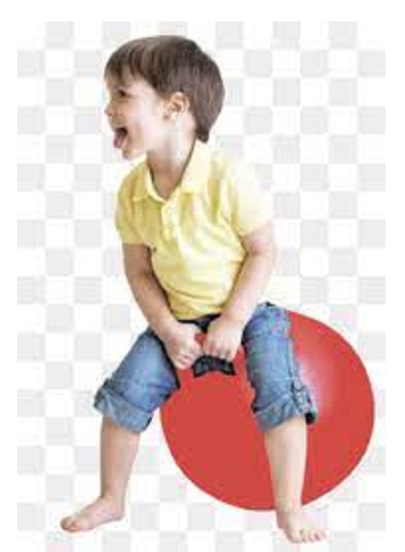 Bouncy ball balloon size about 45 cm  red color   Suitable for fitness exercises and childrens toys  - Image 3