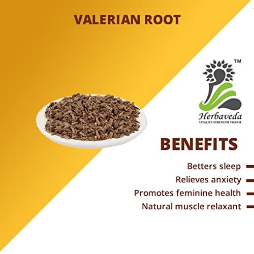 LEANBEING Herbaveda- Valerian Root For tea 200g | For Better sleep | Eases PMS | Reduces stress - Image 3