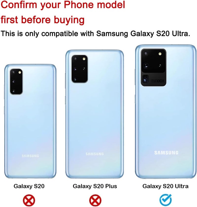 Perzework Rear Back Glass Replacement for Samsung Galaxy S20 Ultra 6.9 inches 5G with Repairing Toolkit and Pre-Installed Adhesive (Cosmic Blue) - Image 2