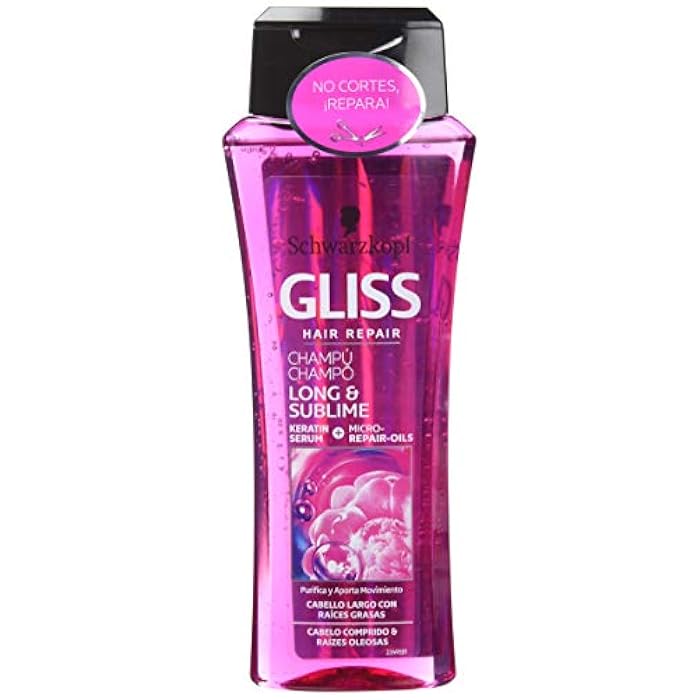 Gliss Schwarzkopf Gliss Long & Sublime Shampoo for Long Hair With Tips Open – 250 ml - Image 1