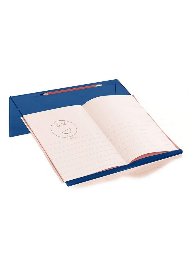 Playlearn USA Playlearn Extra Wide Slant Board for Writing - Acrylic, Anti-Slip, Pen Holder - 20 Degree Angle - Ergonomic Writing Slope  - Image 1