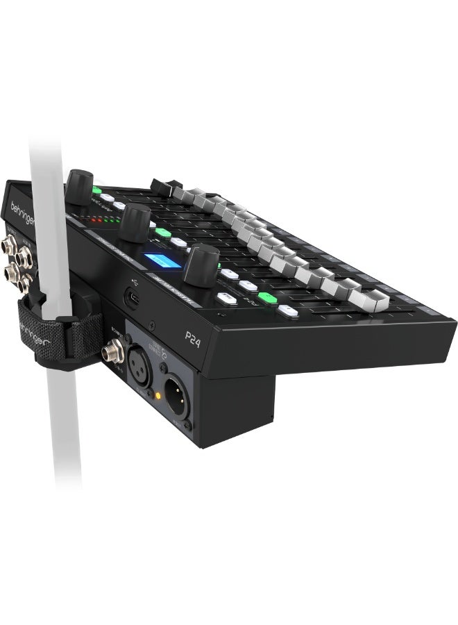 behringer P24 StageConnect Personal Monitor Mixer with 13 Stereo Channels and 60-mm Faders - Image 2