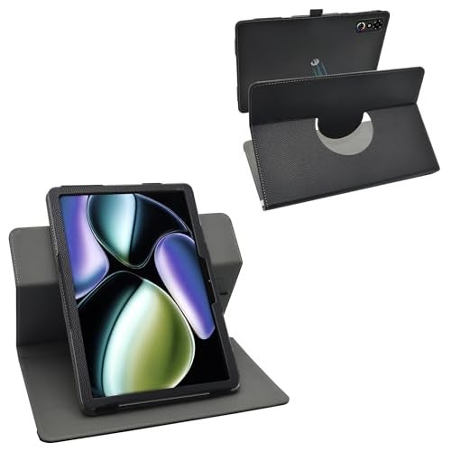 LiuShan Compatible with REDMAGIC Astra case,Zuleisy E8A case,360 Degree Rotation Stand PU Cover for REDMAGIC Astra 9 Inch Tablet(Not Fit Other Tablet),Black - Image 1